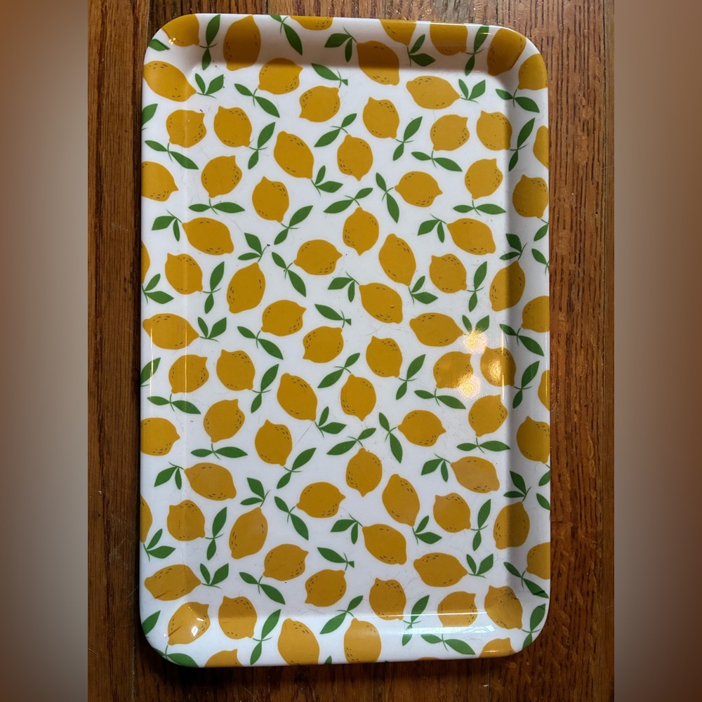 Lemon serving tray